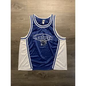 Vintage 90s True Fan Kentucky Wildcats Basketball Practice Jersey Size XL Mesh